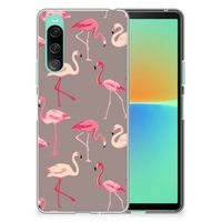 Sony Xperia 10 V TPU Hoesje Flamingo