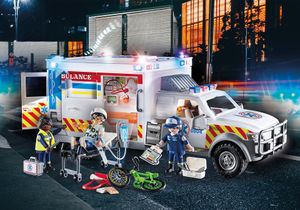 Playmobil City Action 70936 Reddings-voertuig: US ambulance