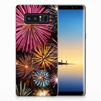 Samsung Galaxy Note 8 Silicone Back Cover Vuurwerk - thumbnail