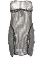 Isa Boulder robe en crochet - Noir