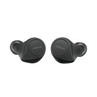 Jabra Elite 75t Oordopjes – Ondersteunt Draadloos Laden – Bluetooth Oordopjes met Actieve Ruisonderdrukking en Lange Batterijduur, voor Echt Draadloos Bellen en Muziek Luisteren – Zwart