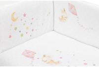 Interbaby bedtextielset Olifant junior katoen wit 3-delig