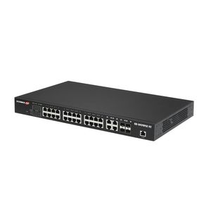 Edimax GS-5424PLC V2 netwerk-switch Managed Gigabit Ethernet (10/100/1000) Power over Ethernet (PoE) 1U Zwart