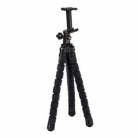 Hama Tripod 1/4 inch Werkhoogte: 9 - 26 cm Zwart Voor smartphones en GoPro - thumbnail