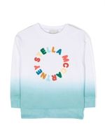 Stella McCartney Kids sweat à patch logo - Blanc