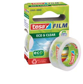 tesa 57043-00000-01 tesafilm Eco & Clear Transparant (l x b) 33 m x 19 mm 1 stuk(s)