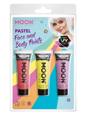 Moon Glow Pastel Neon UV Face Paint