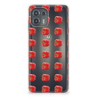 Motorola Edge 20 Lite Siliconen Case Paprika Red