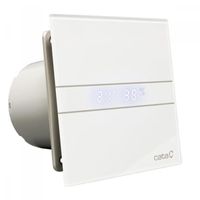 Badkamer Ventilator Cata E-150 GTH LED Axial Timer En Vochtsensor 150 mm 10W/19W Wit