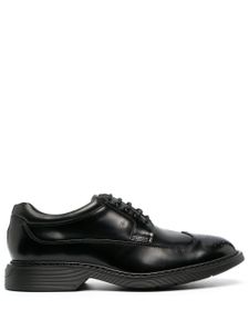 Hogan leather lace-up Oxford shoes - Noir