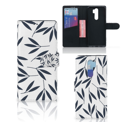Xiaomi Note 8 Pro Hoesje Leaves Blue