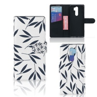 Xiaomi Note 8 Pro Hoesje Leaves Blue