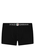 Dolce & Gabbana boxer en coton à logo imprimé - Noir