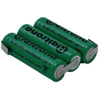 Beltrona RTU3AAZ Accupack 3x Mignon (AA) Z-soldeervlag NiMH 3,6 V 2200 mAh
