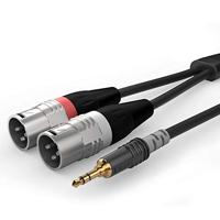 Sommer Cable HBA-3SM2-0300 audio adapterkabel [1x XLR-stekker 3-polig - 1x jack plug 3,5 mm] 3.