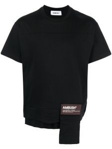 AMBUSH t-shirt à poche à rabat - Noir