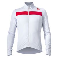 Castelli Puro 3 lange mouw fietsshirt zilvergrijs heren L