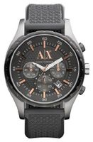 Horlogeband Armani Exchange AX1165 Silicoon Grijs 22mm - thumbnail