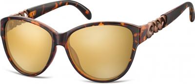 Montana zonnebril dames cat.3 bruin/lichtgeel (MS150D)