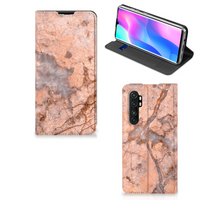 Xiaomi Mi Note 10 Lite Standcase Marmer Oranje