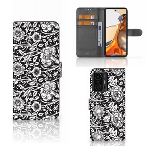 Xiaomi 11T | 11T Pro Hoesje Black Flowers