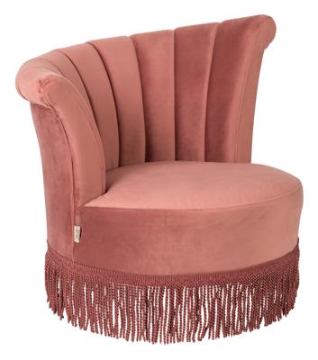 Dutchbone Fauteuil 'Flair', kleur Roze