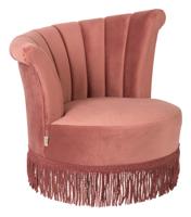 Dutchbone Fauteuil 'Flair', kleur Roze