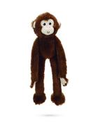Beeztees aap kito - hondenspeelgoed - donker bruin - 41 cm
