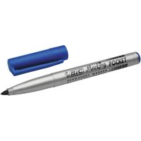 Viltstift Bic 1445 pocket rond blauw 1.1mm - thumbnail