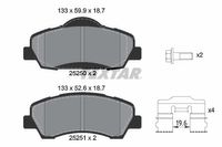 Remblokkenset, schijfrem 2525001 - thumbnail