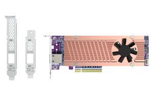 QNAP Card QM2 interfacekaart/-adapter Intern PCIe, RJ-45