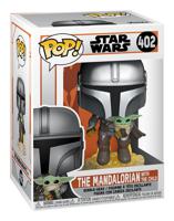 Funko Pop! Star Wars: The Mandalorian - The Mandalorian with the child speelfiguur - thumbnail