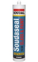 Soudal Soudaseal Glass & Paint | Beglazingskit | Ral 9010 | 290 ml - 155365