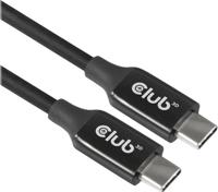 Club 3D CAC-1535 - USB-kabel - USB-C (M) naar USB-C (M) - USB 3.2 Gen 2  DisplayPort 1.4 - 20 V - 3 A - 5 m