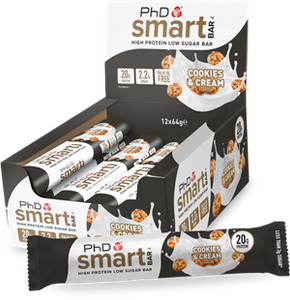 PhD Smart Bars Cookies & Cream (12 x 64 gr)