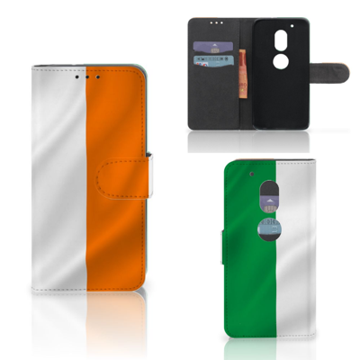 Motorola Moto G4 Play Bookstyle Case Ierland Motorola Moto G4 Play Bookstyle Case Ierland