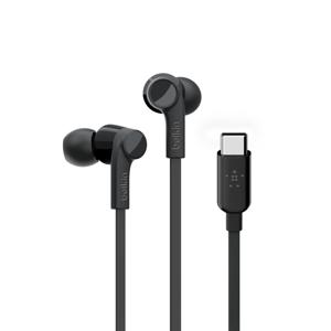 Belkin ROCKSTAR™ in-ear oordopjes met USB-C connector - Zwart