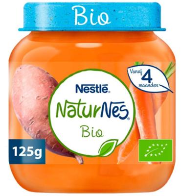 Nestlé Naturnes Biologisch Zoete Aardappel-wortel 4+ Mnd (125gr) Nestlé Naturnes Biologisch Zoete Aardappel-wortel 4+ Mnd (125gr)