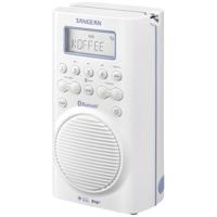 Sangean H-205D BT waterdichte douche-radio (Bluetooth, DAB+, FM RDS, waterdicht volgens JIS7) wit