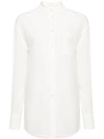 Sportmax chemise en crêpe de chine - Blanc