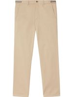 Burberry pantalon chino à détails rayés - Tons neutres