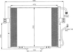 Condensor, airconditioning 35399