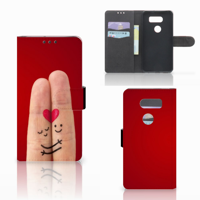 LG V30 Wallet Case met Pasjes Liefde - Origineel Romantisch Cadeau
