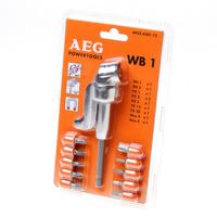 Haakse bithouder schroef- boorkop inclusief 10 bits 4932430174