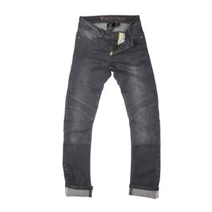 MODEKA Sorelle Lady Jeans, Motorjeans dames, Stone Wash Grijs