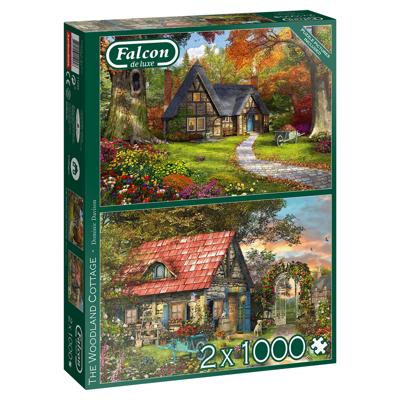 Falcon legpuzzel The Woodland Cottage 2x1000 stukjes