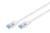 DIGITUS LAN kabel Cat 5e - 2m - RJ45 netwerkkabel - SF/UTP afgeschermd - Compatibel met Cat-6 & Cat-6A - Grijs