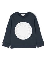 Stella McCartney Kids sweat en coton à logo imprimé - Bleu - thumbnail