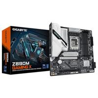 GIGABYTE Z890M GAMING X-moederbord - Ondersteunt Intel Core Ultra (Serie 2) CPU's, 8+1+2 fasen VRM, tot 8800MHz DDR5 (OC), 1xPCIe 5.0 + 2xPCIe 4.0, 2.5GbE LAN, USB 3.2 Gen 1