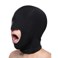 XR Brands Blow Hole - Open Mouth Spandex Face Mask